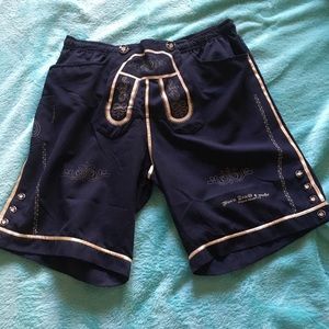 lederhosen swim trunks